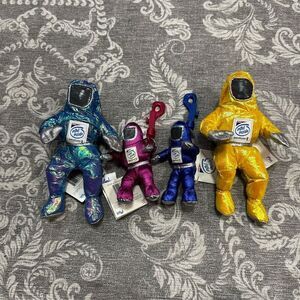 Vintage 1997 Intel Pentium II Bunny People Plush Dolls Set of 4
